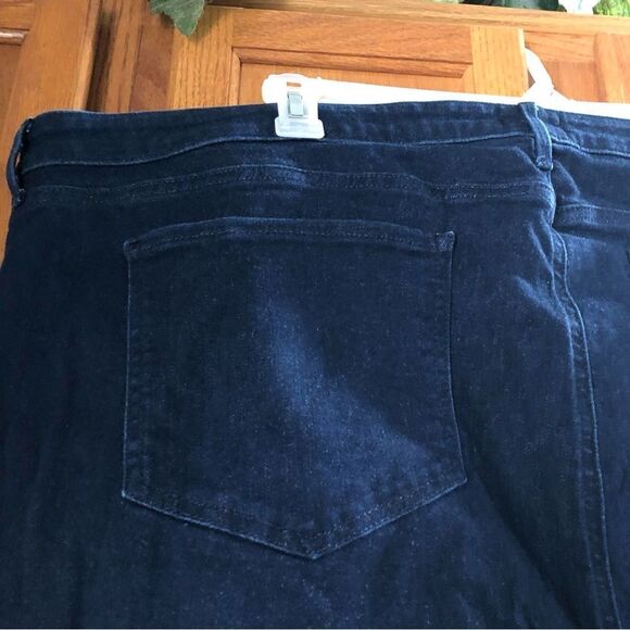 NYDJ Curves 360 Slim Straight Ankle Jeans Dark Denim Blue - 28 - Picture 12 of 14